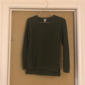 Cable Knit Green Sweater